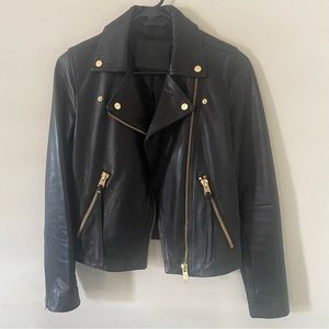 All Saints The Dalby Leather Jacket